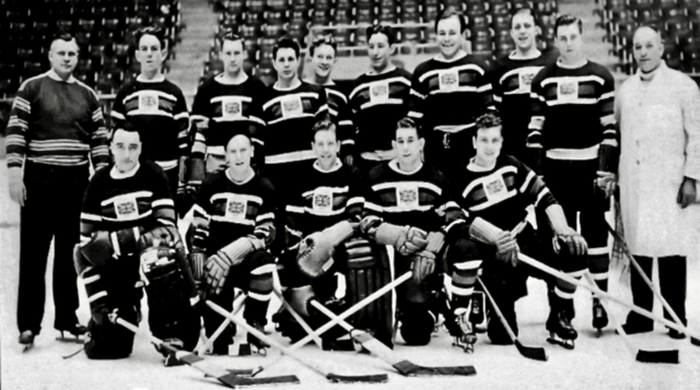 Great Britain Ice Hockey Team 1937 European Champions