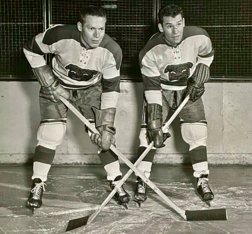 Patrick Kelly and Flo Pilote 1956 Windsor Bulldogs