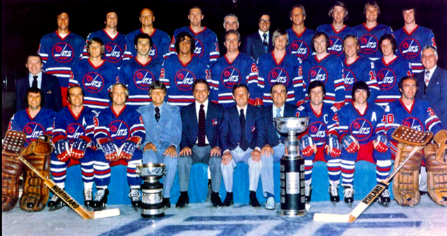 Winnipeg Jets 1976 Avco World Trophy / Avco Cup Champions