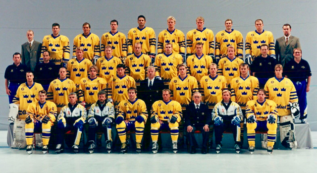Svenska Ishockeyförbundet 1996 Sweden Men's National Ice Hockey Team