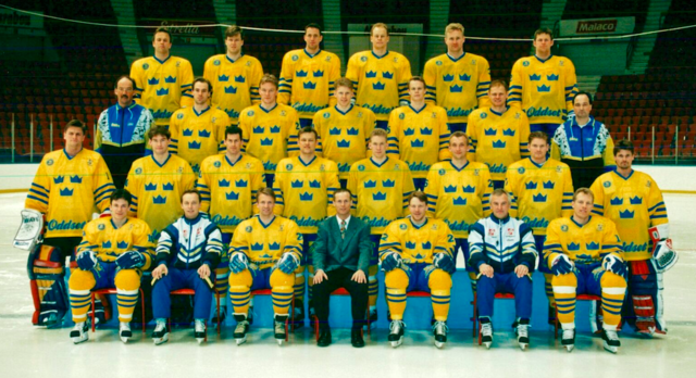 Svenska Ishockeyförbundet 1995 Sweden Men's National Ice Hockey Team