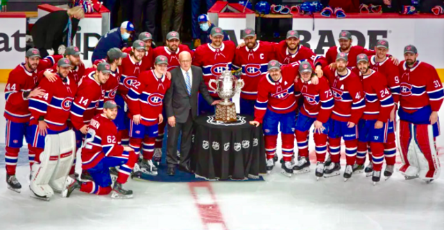 Montreal Canadiens 2021 Clarence S. Campbell Bowl Champions