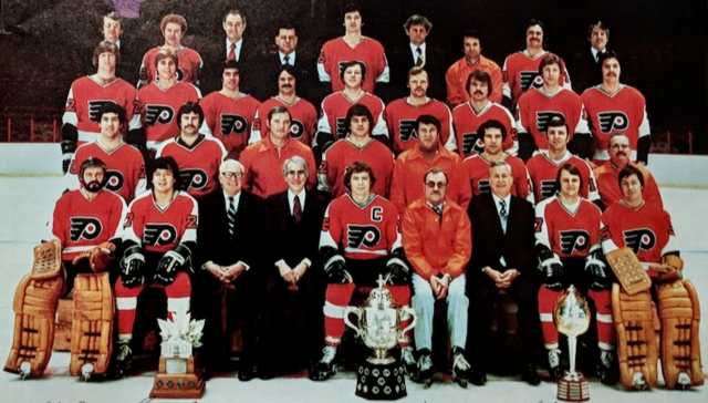 Philadelphia Flyers 1976 Clarence S. Campbell Bowl Winners