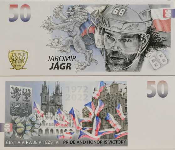 Hockey Money - Jaromír Jágr Banknote 2022