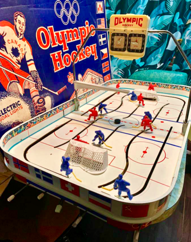 Olympic Hockey Table Hockey Game 1964 Eagle Toys Table Top Hockey