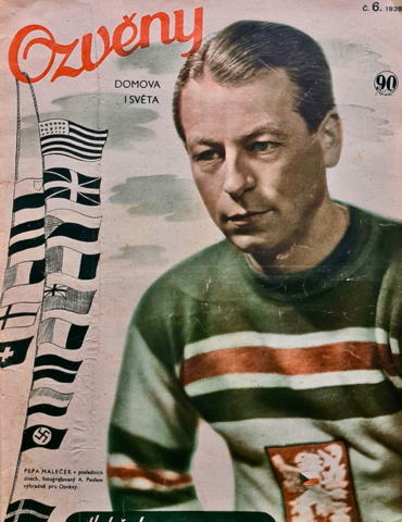 Pepa Maleček 1938 Czechoslovakia Hockey / Československo Hokej Historie