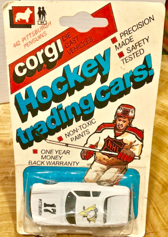 Vintage Corgi Die Cast Vehicle 1982 Hockey Trading Cars 442 Pittsburgh Penguins