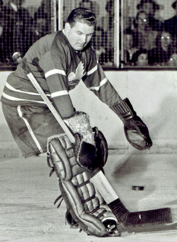 Harry "Apple Cheeks" Lumley 1953 Toronto Maple Leafs