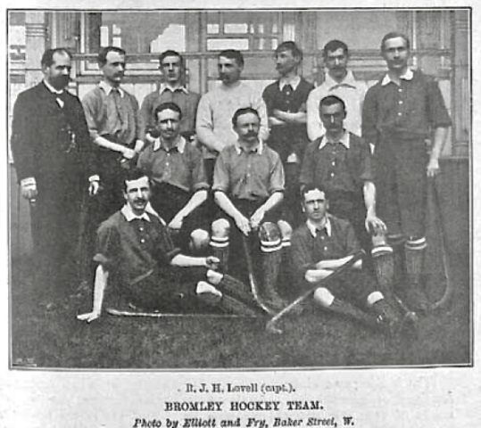 Bromley Hockey Team 1897 Bromley Hockey Club