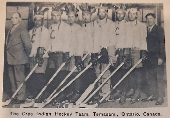 Cree Indian Hockey Team 1928