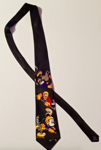 Vintage Hockey Neck Tie by Disney 1990s