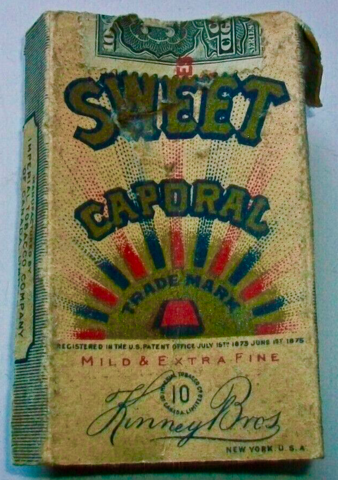 Sweet Caporal Cigarette Pack 1909