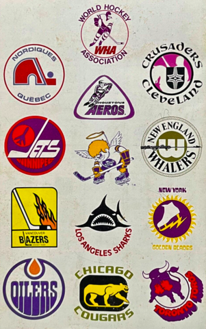 World Hockey Association 1973 WHA Team Logos