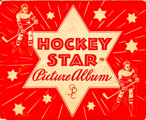 O-Pee-Chee Hockey Star Picture Album Cover 1933
