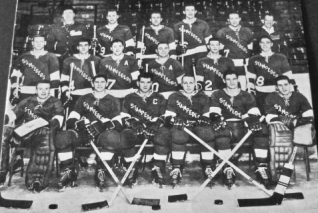 Calgary Stampeders Hockey Team 1958-59