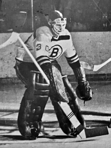 Bernie Parent 1966 Boston Bruins - Pretzel Goalie Mask