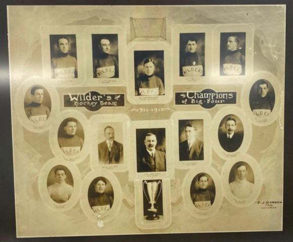 Wilder's Hockey Team 1912 Bregent Cup Champions