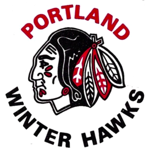 Portland Winter Hawks Logo 1982