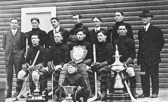 Trail Hockey Club - McBride Cup 1915 Rossland Winter Carnival Hockey Champions