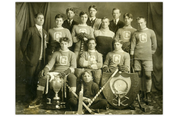 Greenwood Hockey Team 1912 Rossland Winter Carnival Hockey Champions
