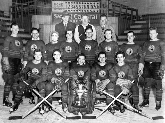 Trail Hockey Team 'Allstars' 1947 Coy Cup Champions