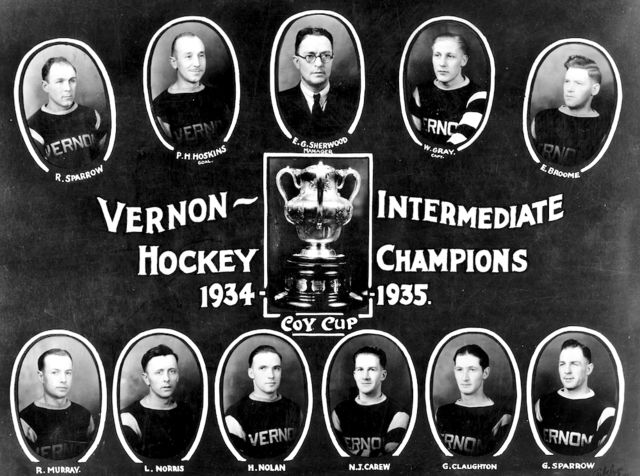 Vernon Hockey Team 1935 Coy Cup Champions