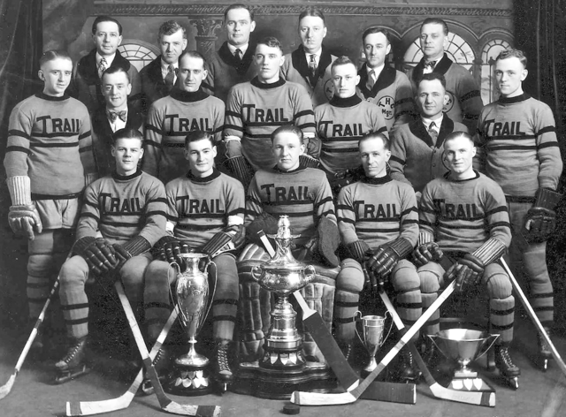 Trail Hockey Team 1929 Savage Cup Champions