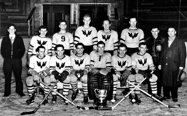 Vernon Eagles Hockey Team 1940 Coy Cup Champions