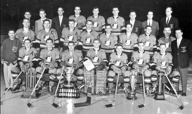 Trail Smoke Eaters 1961 Patton Cup Champions