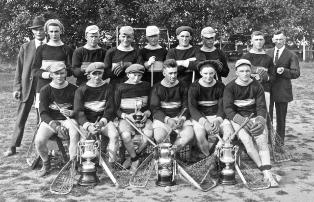 Armstrong Shamrocks Lacrosse Team 1923 Shaw Cup Champions