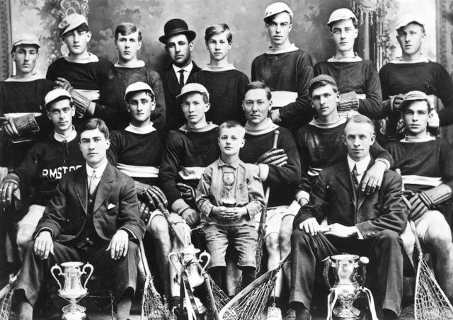 Armstrong Shamrocks Lacrosse Team 1912 Shaw Cup Champions
