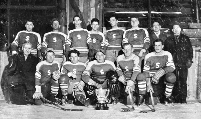 Slocan City Hockey Team 1940 Cornwall Cup Champions