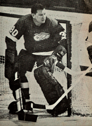 Hank Bassen 1966 Detroit Red Wings