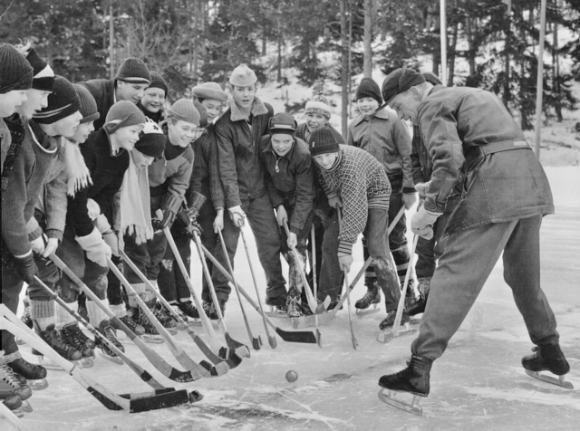 Sweden Bandy Players 1958