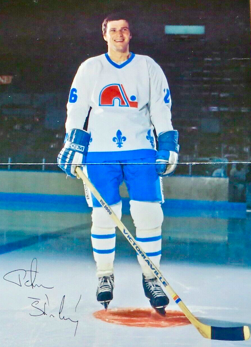 NHL Nordiques 26 Peter Stastny Light Blue Men Jersey