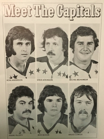 Washington Capitals Players 1974 