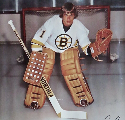 Gilles Gilbert 1976 Boston Bruins
