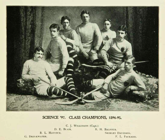 McGill Ice Hockey Team 1897 Science Class - Graham Drinkwater & Shirley Davidson