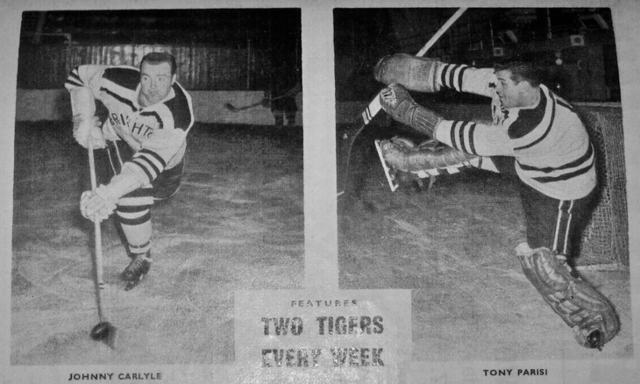 Johnny Carlyle and Tony Parisi 1960 Brighton Tigers