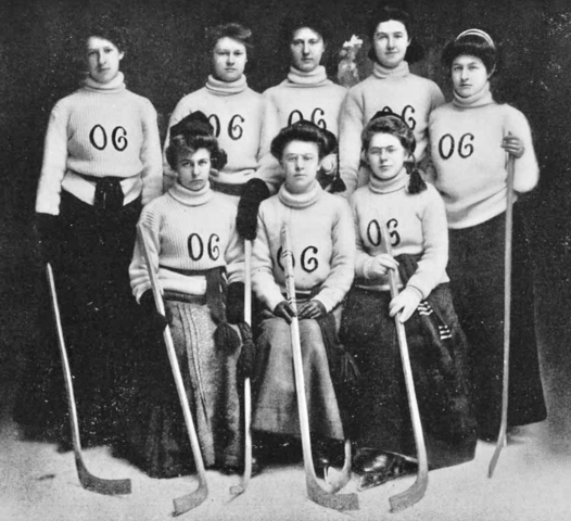 McGill Ladies Hockey Team 1906 Royal Victoria College Junior Ladies Hockey Team