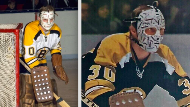 Why The Stitches on Gerry Cheevers Mask.....give credit to 'Frosty' Forristall