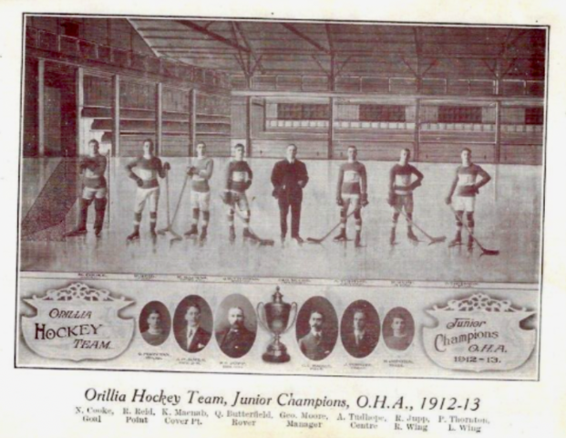 Orillia Hockey Team 1913 O.H.A. Junior Champions J. Ross Robertson Cup