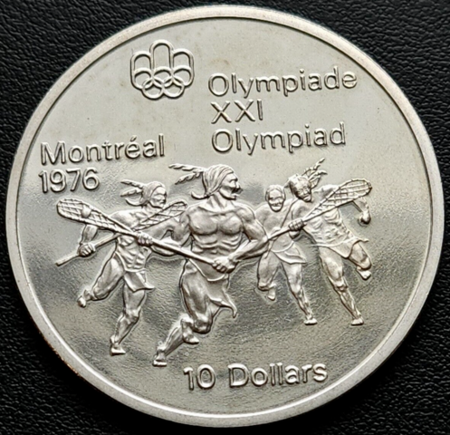 Lacrosse Coin 1976 Montréal Olympics - The Creator's Game