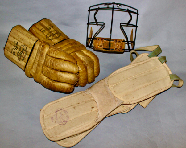 Vintage Lacrosse Equipment 1950s Peck Auer Model Gloves