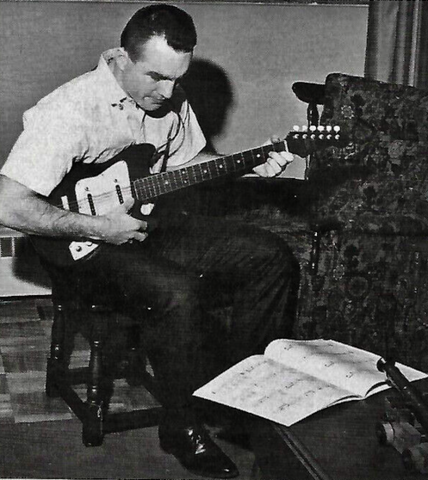 Ron Ellis learning to Play Guitar 1966