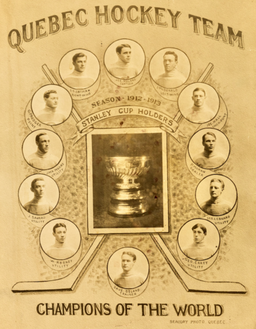 Quebec Hockey Team / Quebec Bulldogs 1912 and 1913 Stanley Cup Champions