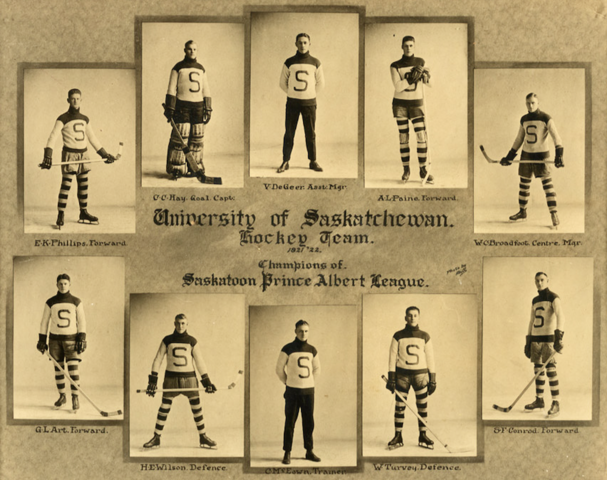 University of Saskatchewan Hockey Team 1921 University of Saskatchewan Huskies