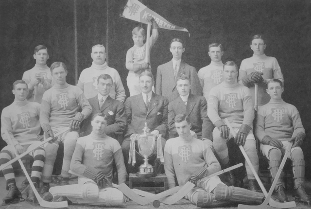 Frontenac Hockey Team 1911 J. Ross Robertson Cup Junior Champions