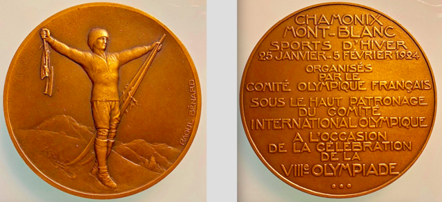 1924 Winter Olympics Bronze Medal