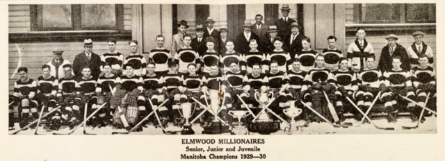 Elmwood Millionaires 1930 Winnipeg Elmwoods Hockey Club